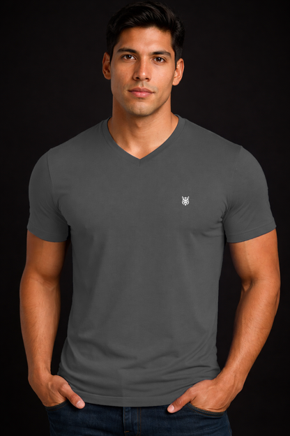 HORG FITTED V-NECK  TEE