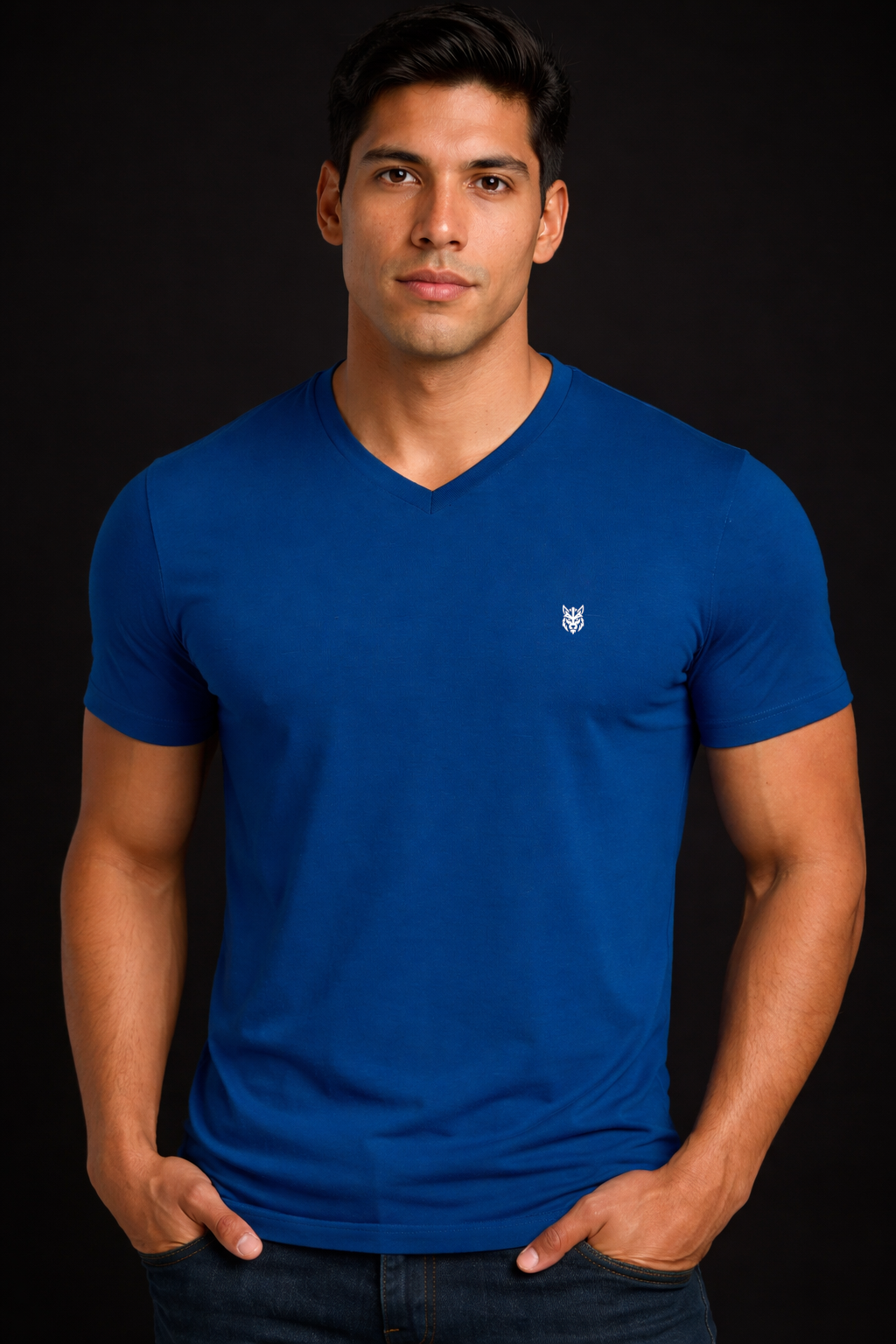 HORG FITTED V-NECK  TEE